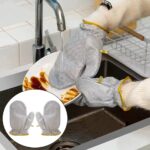 Buy Kitchen Dish Silver Wire Cleaning Gloves – Heavy-Duty Scrubbing Gloves for Dishes & Utensils | ASGADGET Pakistan