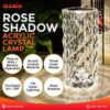 Rechargeable Rose Diamond Table Lamp – 16 RGB Colors with Remote Control | ASGadget