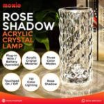 Buy Rechargeable Rose Diamond Table Lamp – 16 RGB Colors with Remote Control | ASGadget